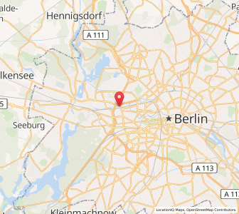 Map of Charlottenburg-Nord, Berlin