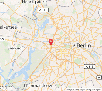 Map of Charlottenburg, Berlin