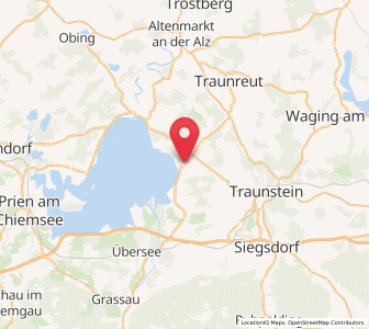 Map of Chieming, Bavaria