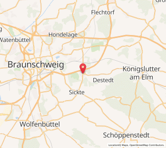 Map of Cremlingen, Lower Saxony