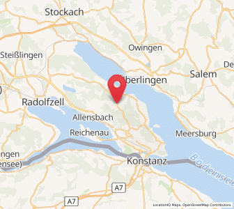 Map of Dettingen, Baden-Wurttemberg