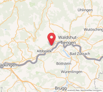 Map of Dogern, Baden-Wurttemberg