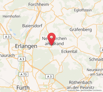 Map of Dormitz, Bavaria