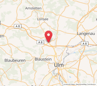 Map of Dornstadt, Baden-Wurttemberg