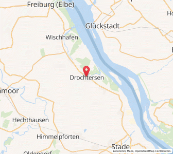 Map of Drochtersen, Lower Saxony