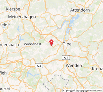 Map of Drolshagen, North Rhine-Westphalia