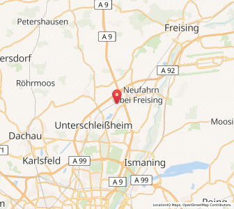Map of Eching, Bavaria