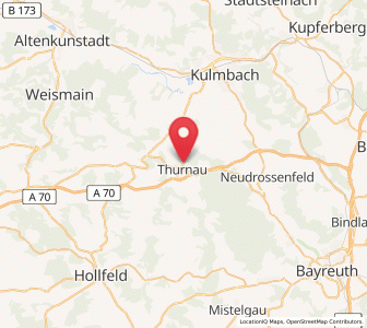 Map of Eckersdorf, Bavaria