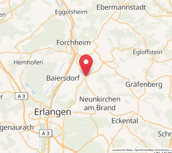 Map of Effeltrich, Bavaria