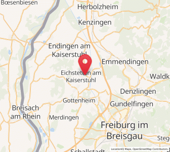Map of Eichstetten, Baden-Wurttemberg