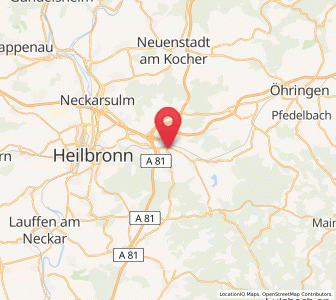 Map of Ellhofen, Baden-Wurttemberg