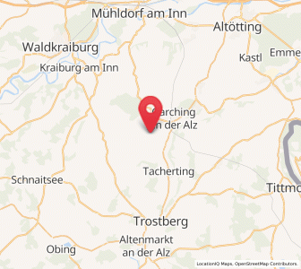 Map of Engelsberg, Bavaria