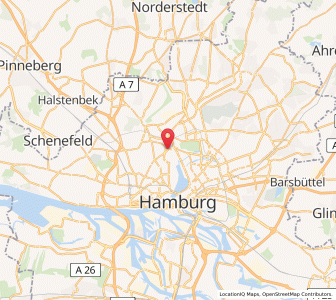 Map of Eppendorf, Hamburg