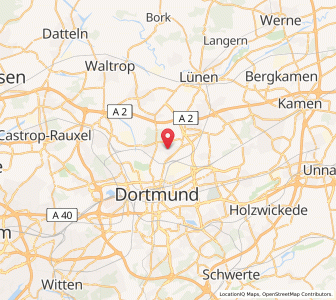 Map of Eving, North Rhine-Westphalia