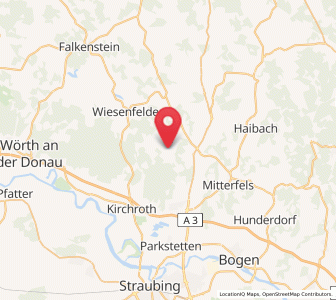 Map of Falkenfels, Bavaria