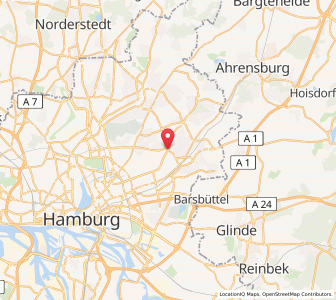 Map of Farmsen-Berne, Hamburg
