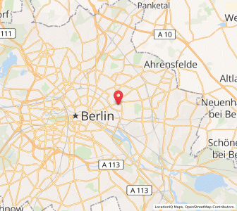 Map of Berlin-Fennpfuhl, Berlin