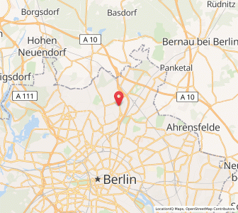 Map of Berlin-Französisch Buchholz, Berlin