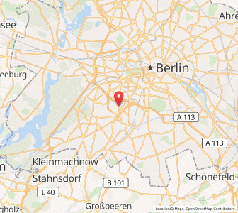 Map of Berlin-Friedenau, Berlin