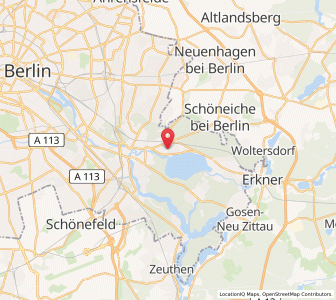 Map of Friedrichshagen, Berlin