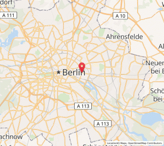 Map of Berlin-Friedrichshain, Berlin