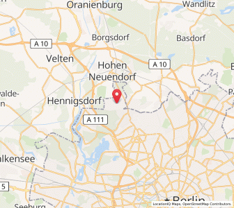 Map of Berlin-Frohnau, Berlin