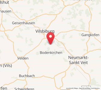 Map of Furth, Bavaria
