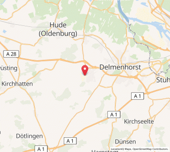 Map of Ganderkesee, Lower Saxony