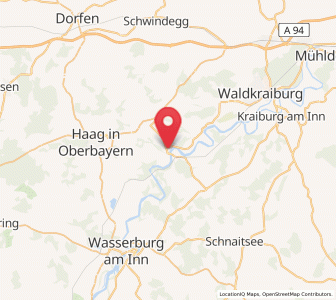Map of Gars, Bavaria
