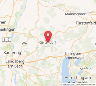 Map of Geltendorf, Bavaria