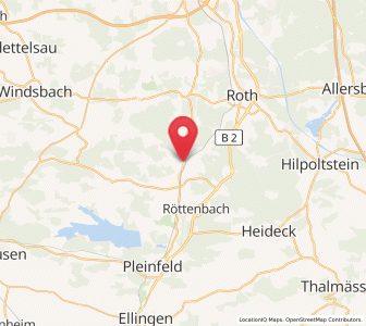 Map of Georgensgmünd, Bavaria