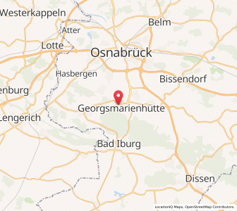 Map of Georgsmarienhütte, Lower Saxony