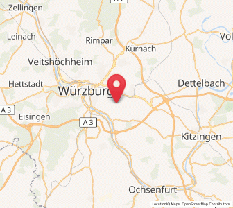 Map of Gerbrunn, Bavaria