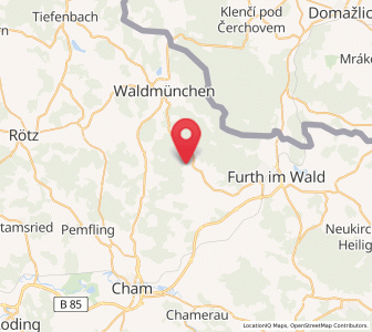 Map of Gleißenberg, Bavaria