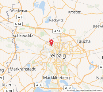 Map of Gohlis, Saxony