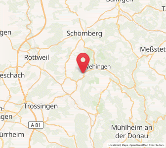 Map of Gosheim, Baden-Wurttemberg