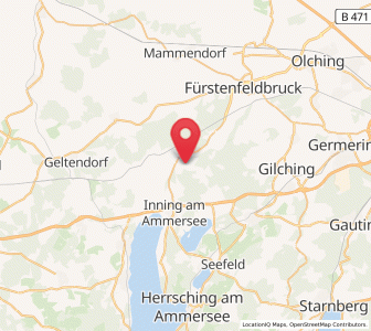 Map of Grafrath, Bavaria