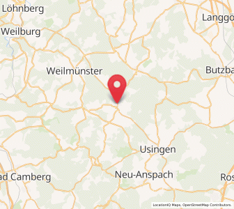 Map of Grävenwiesbach, Hesse