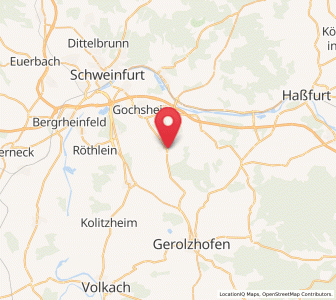 Map of Grettstadt, Bavaria