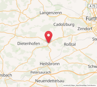 Map of Großhabersdorf, Bavaria