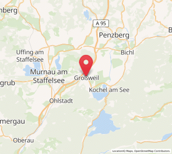 Map of Großweil, Bavaria