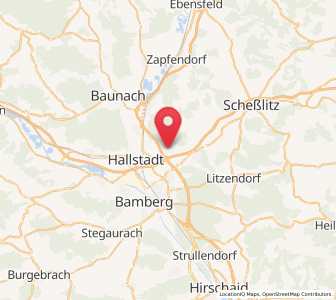 Map of Gundelsheim, Bavaria