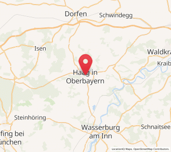 Map of Haag in Oberbayern, Bavaria