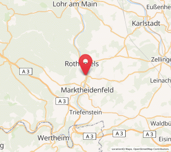 Map of Hafenlohr, Bavaria