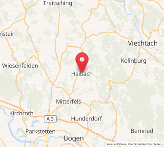 Map of Haibach, Bavaria
