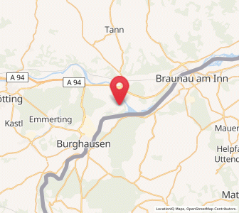 Map of Haiming, Bavaria