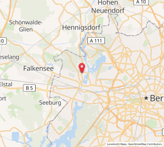 Map of Berlin-Hakenfelde, Berlin