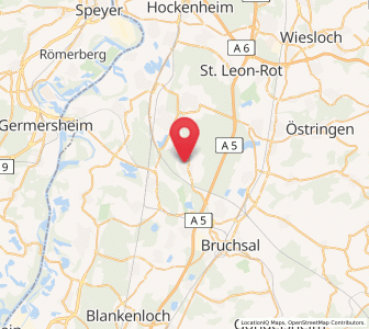 Map of Hambrücken, Baden-Wurttemberg