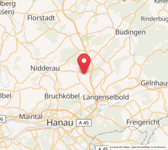 Map of Hammersbach, Hesse