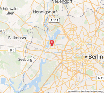 Map of Berlin-Haselhorst, Berlin